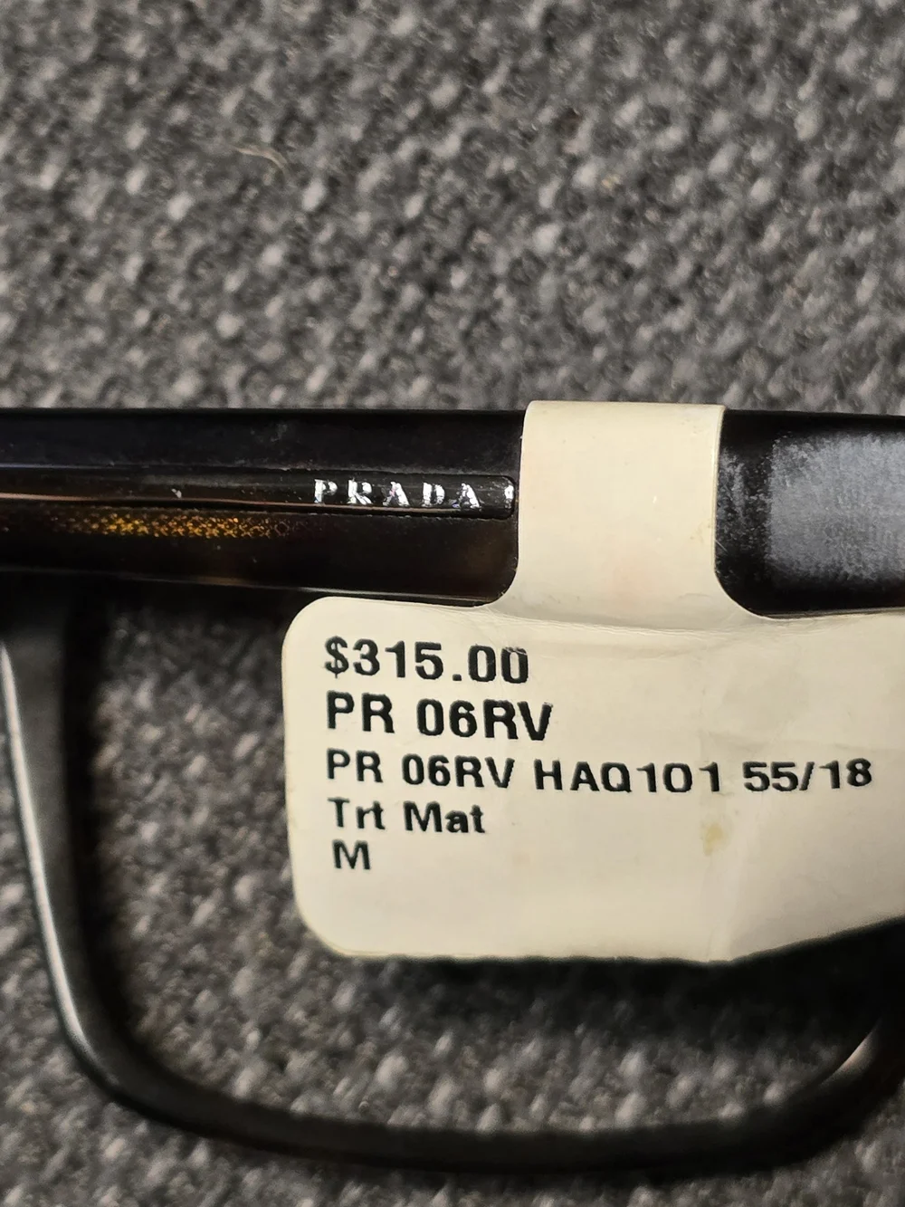 Prada Rectangular Tortoiseshell Eyeglasses